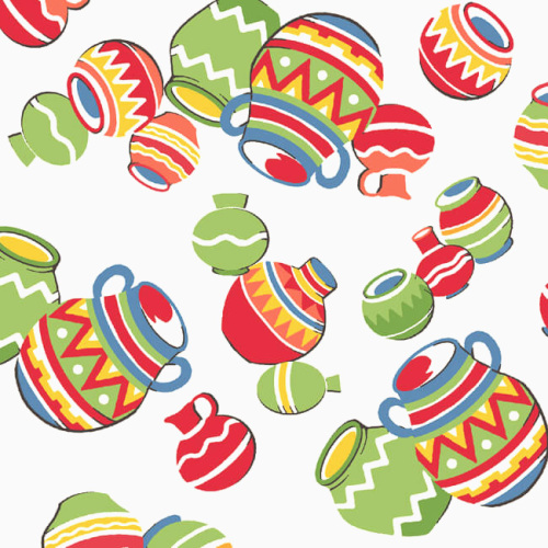 Windham SOUTH OF THE BORDER Fabric - White