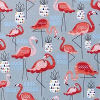 Nutex FLAMINGO Fabric - Grey
