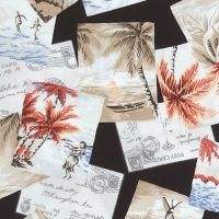 Robert Kaufman / Sevenberry ISLAND PARADISE Vacation Fabric - Black