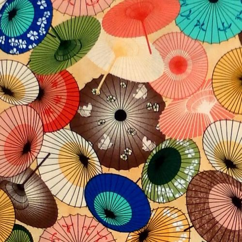 Umbrellas - Springs Creative Fabric / Hot Rockin Retro