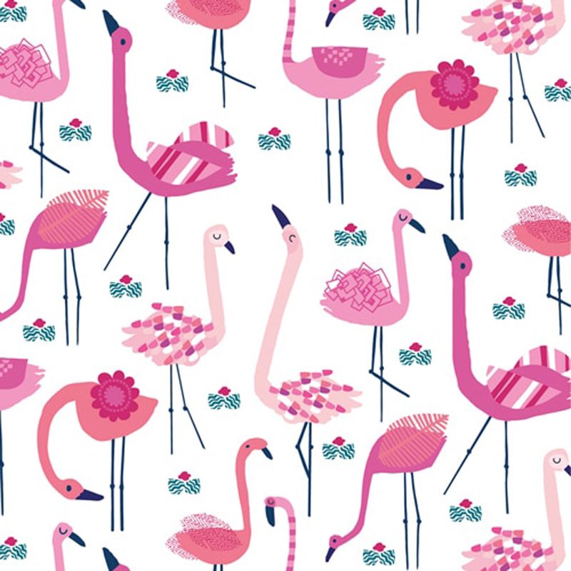 Dashwood Studio OCEAN DRIVE Fabric - Flamingo's