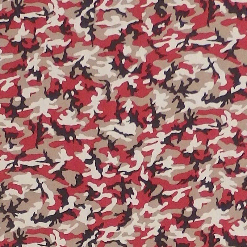 Sevenberry MINI CAMOUFLAGE Fabric - Red