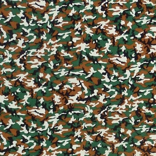Sevenberry MINI CAMOUFLAGE Fabric - Green