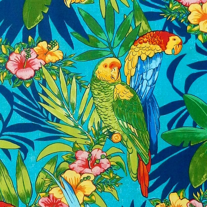 Connecting Threads FRONDS & BLOSSOM Fabric - Parrots