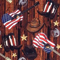 Windham Fabrics COUNTRY COWBOYS Fabric â€“ Multi