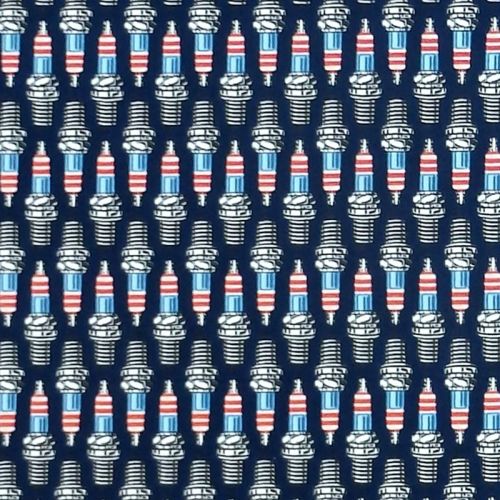 Studio E AMERICAN MUSCLE Fabric - Spark Plugs