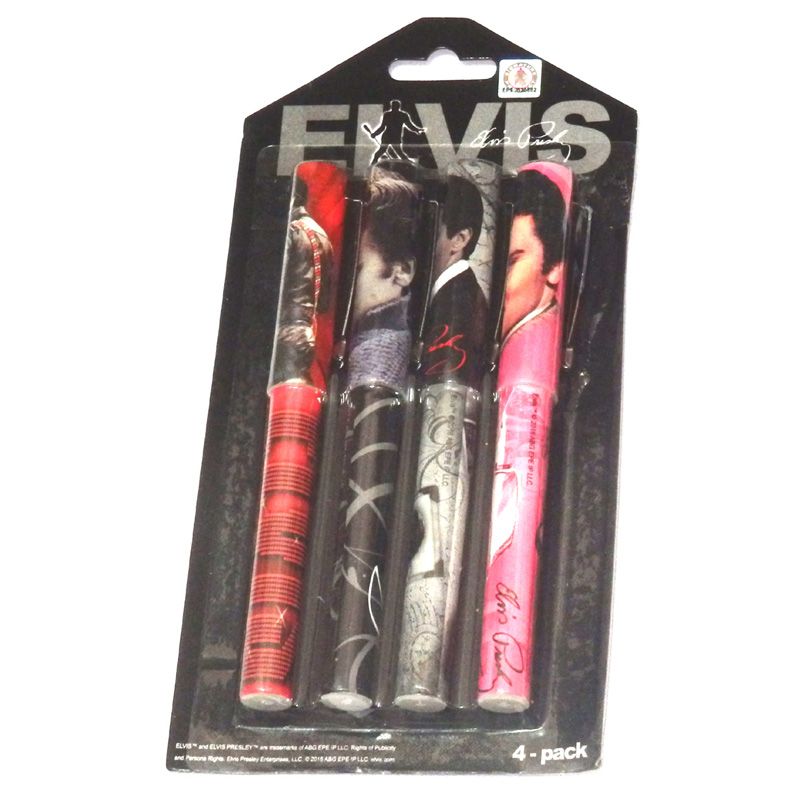 Elvis Presley Ink Pens - set of 4