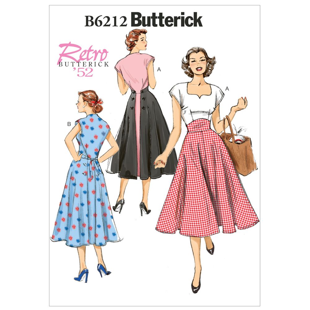 Butterick Retro Dress Pattern - B6212
