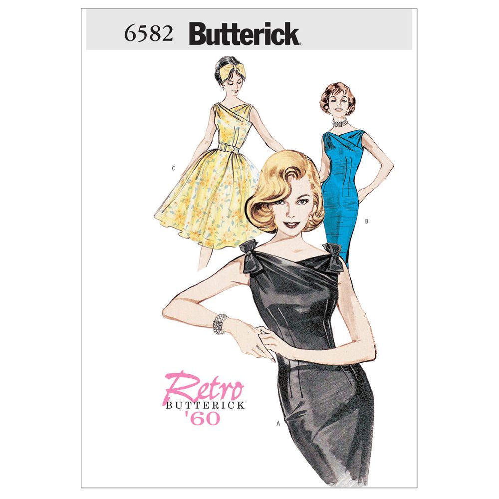 Butterick Retro Dress Pattern - B6582