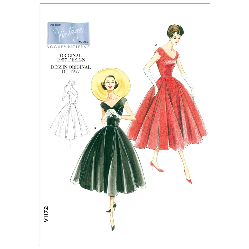 Vintage Vogue Dress Pattern - V1172