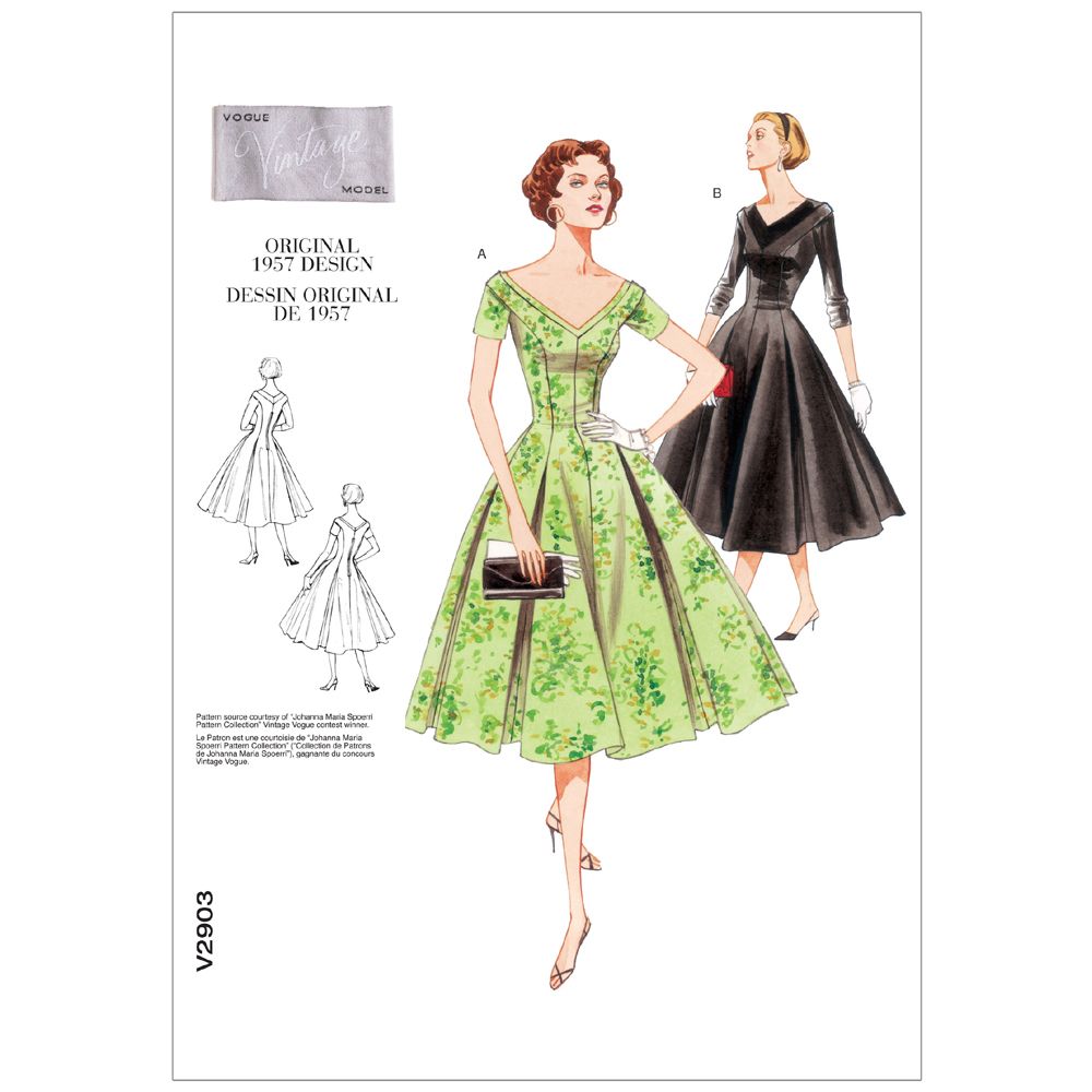 Vintage Vogue Dress Pattern - V2903