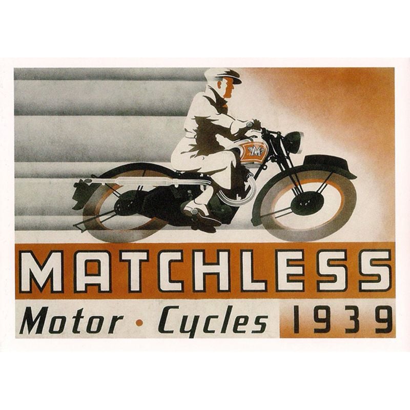 'Matchless 1939' Greeting Card