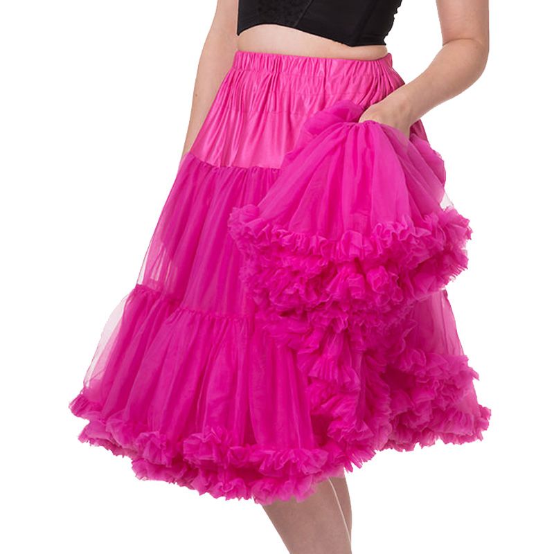 26" Banned Lifeforms Petticoat - Hot Pink