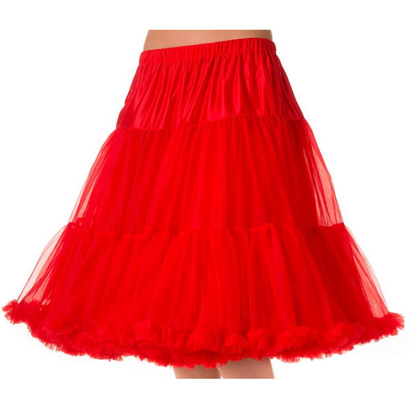 26" Banned Lifeforms Petticoat - Red