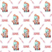 Hot Rockin Pin Up with Jukebox Gift Wrap