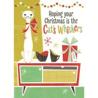 'Cat's Whiskers' Christmas Card