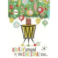 'Rockin Around The Christmas Tree' Christmas Card