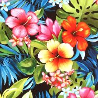 Michael Miller TROPICAL BLISS - Black