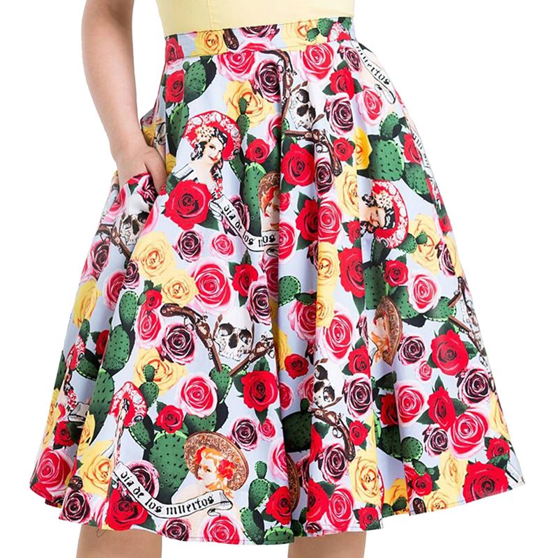 Hell Bunny Mexico Skirt - size XS (UK8)