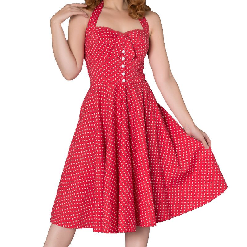Sheen Xandria Swing Dress - Red