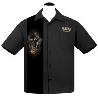 Steady Clothing Sun Records Roosterbilly Button Up Shirt - Black - size L