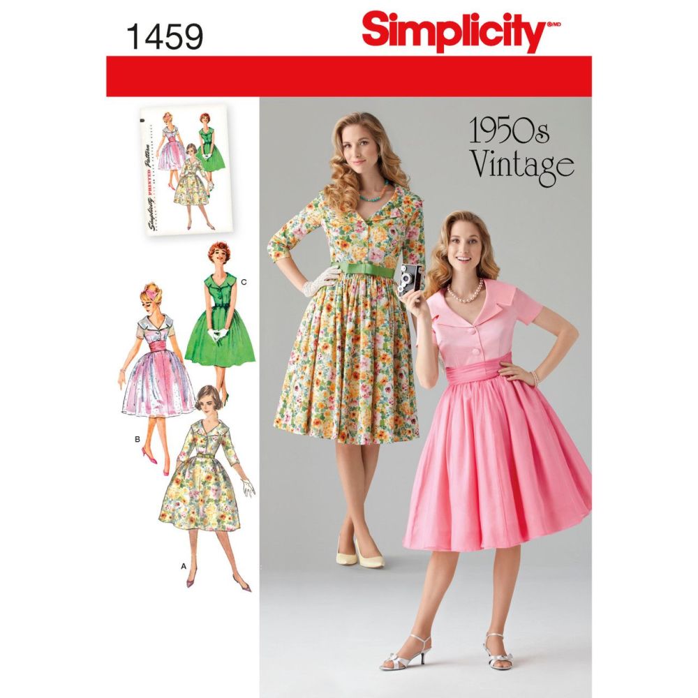 Simplicity Retro Dress Pattern - 1459