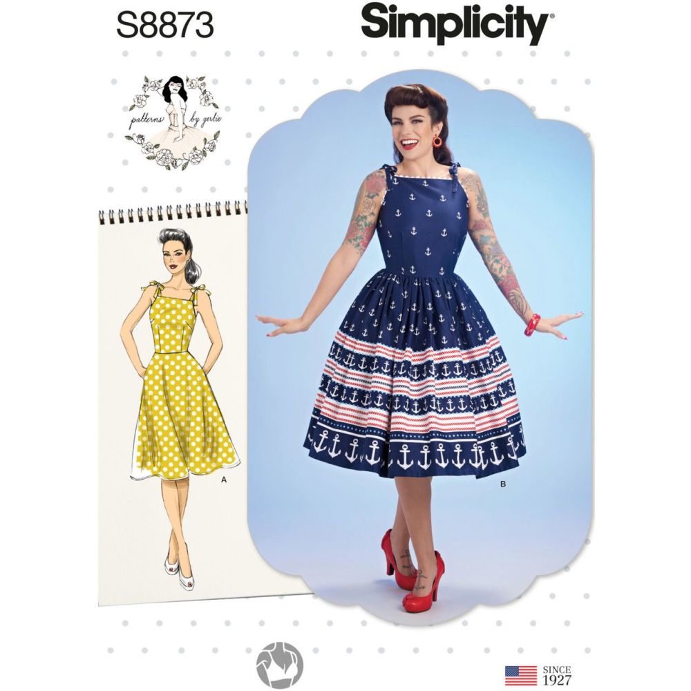 Simplicity Retro Dress Pattern - S8873