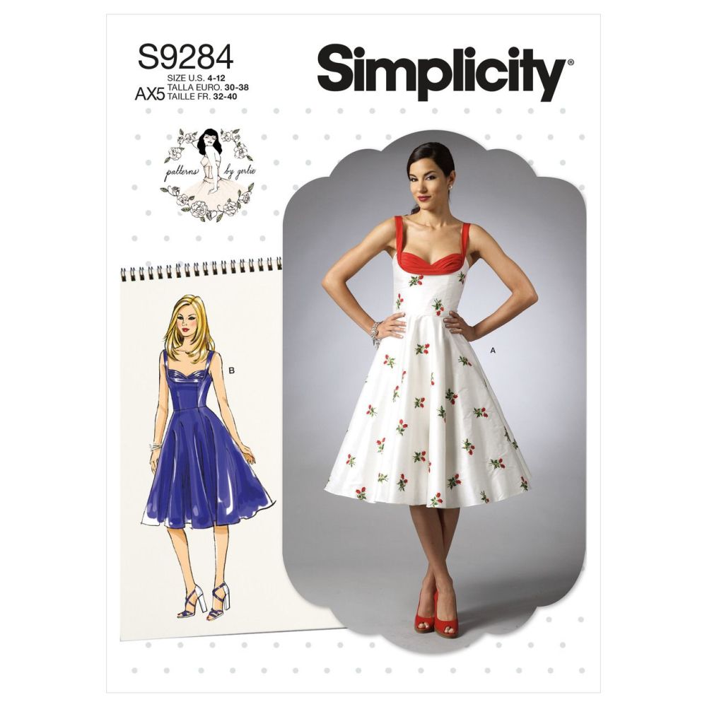 Simplicity Retro Dress Pattern - S9284