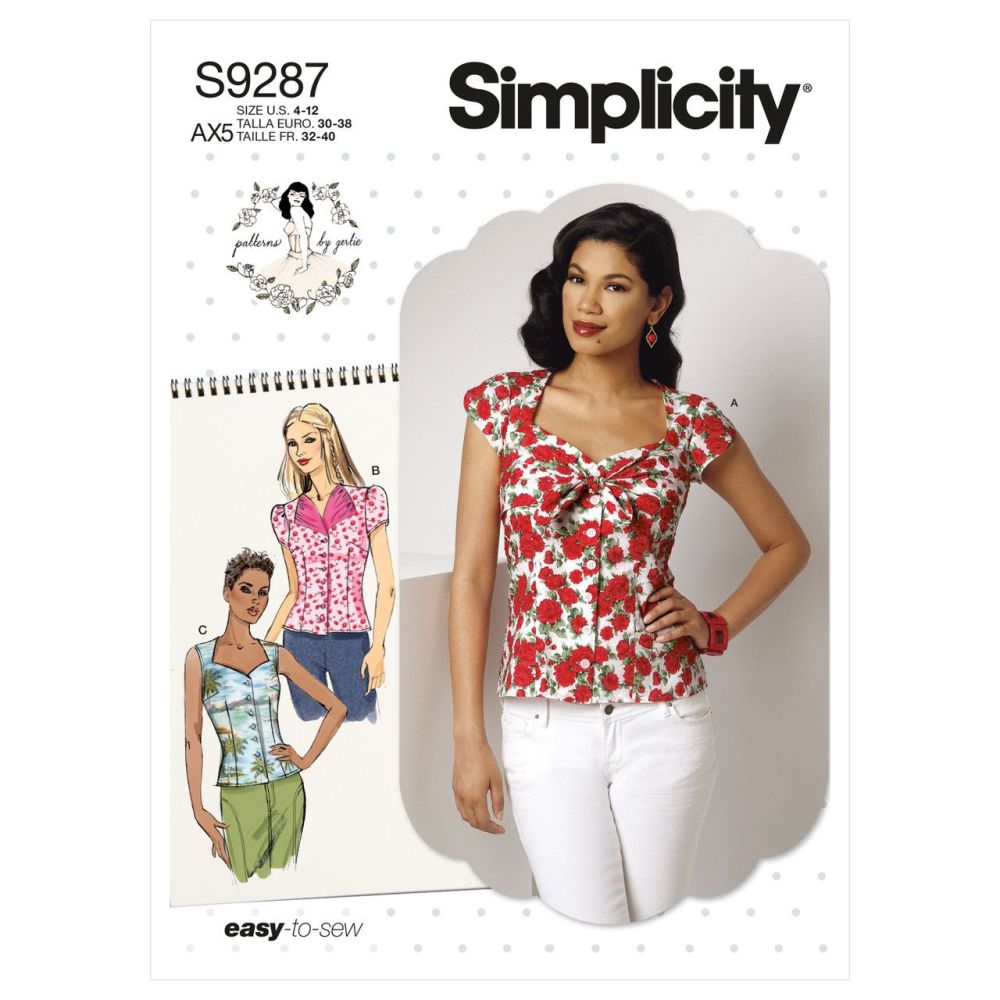Simplicity Retro Blouse Pattern - S9287