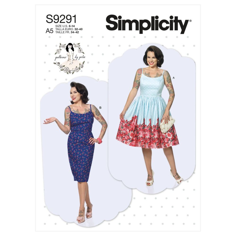 Simplicity Retro Dress Pattern - S9291