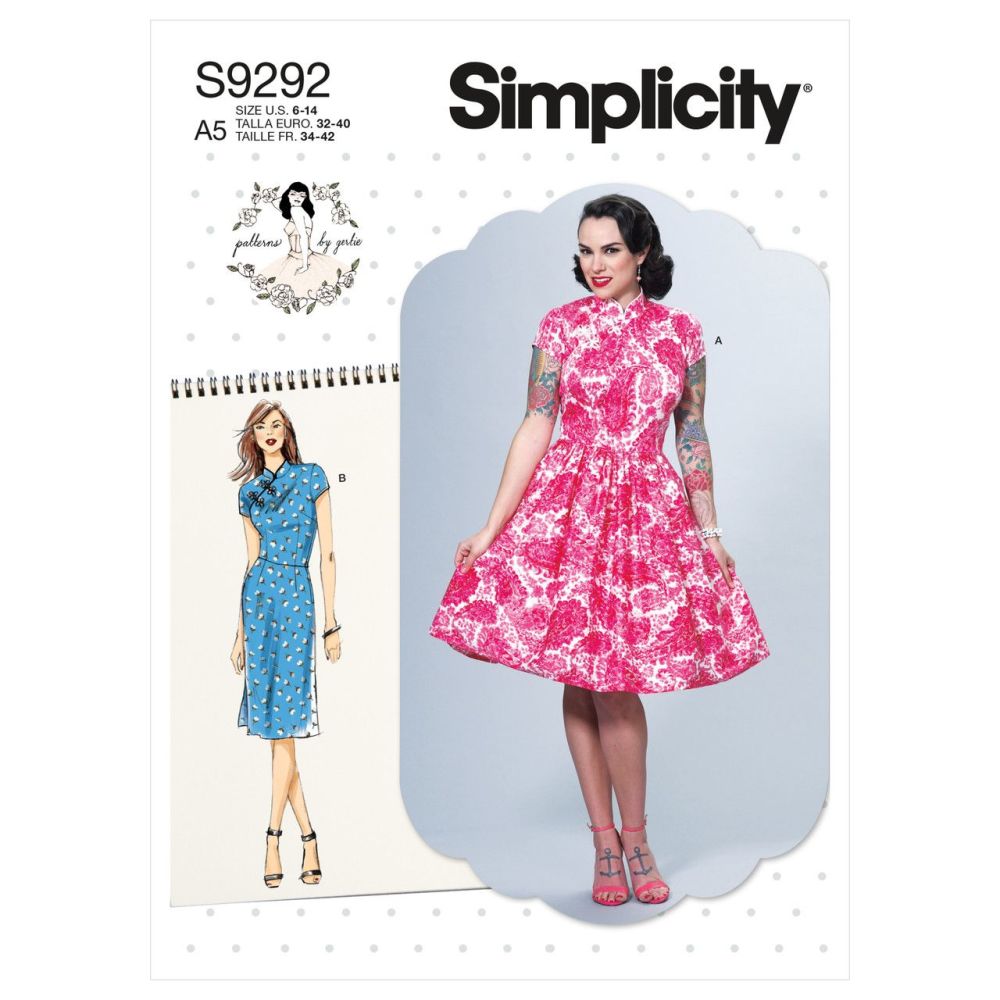 Simplicity Retro Dress Pattern - S9292