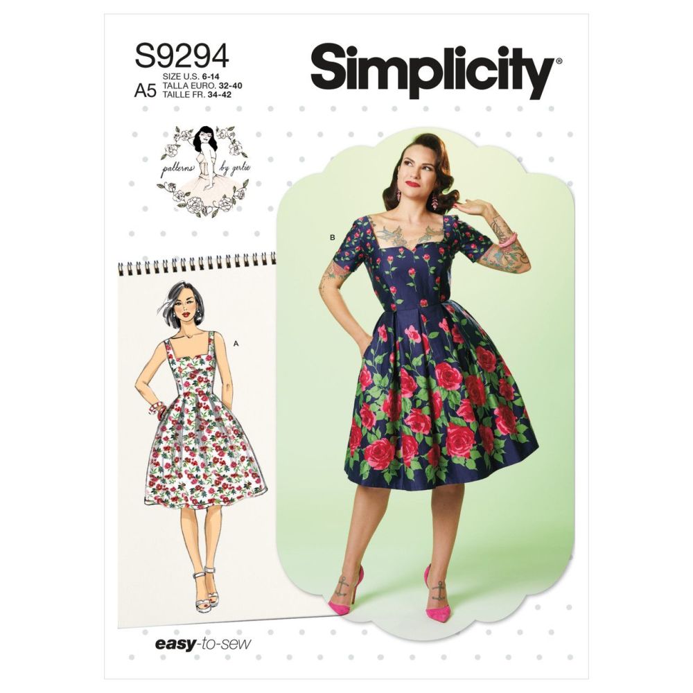 Simplicity Retro Dress Pattern - S9294