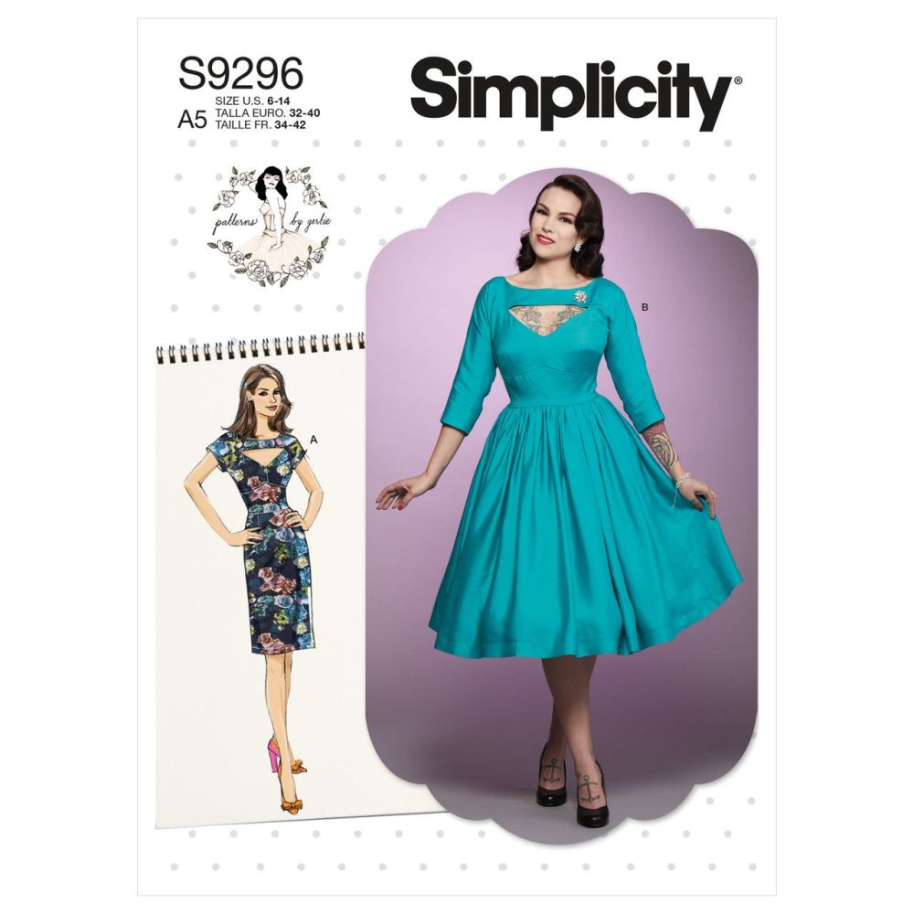 Simplicity Retro Dress Pattern - S9296