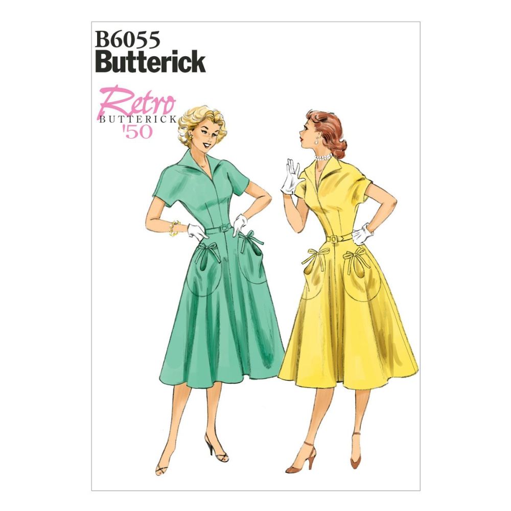 Butterick Retro Dress Pattern - B6055