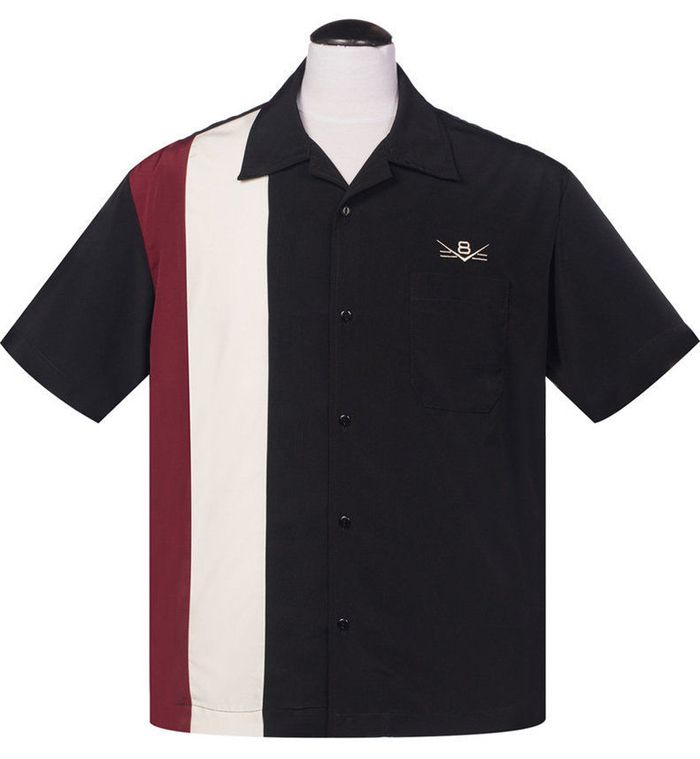 Steady Clothing Boomer Button Up Shirt - Black - size XL