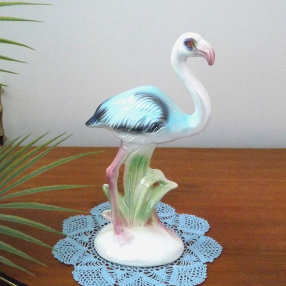 Jema Holland Pearl Lustre Flamingo Figurine #981