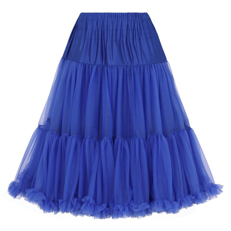 26" Banned Lifeforms Petticoat - Royal Blue - size M/L