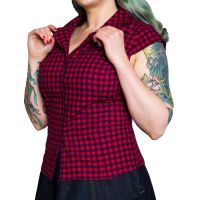 Rumble 59 Charming Check Blouse