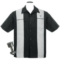 Steady Clothing Classy Piston Button Up Shirt - Black / Silver