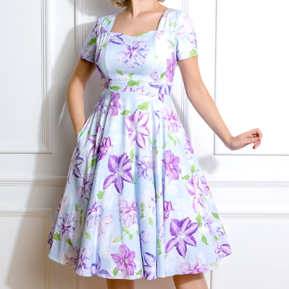 Hearts & Roses Erin Floral Swing Dress