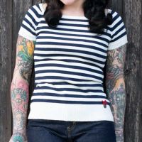 Rumble 59 Blue Stripes Sweater