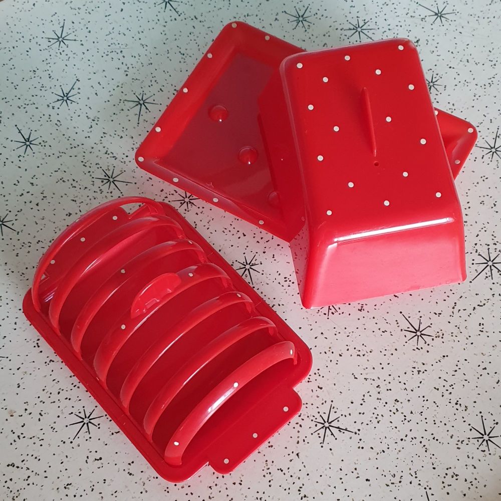 Embee Butter Dish and Toast Rack