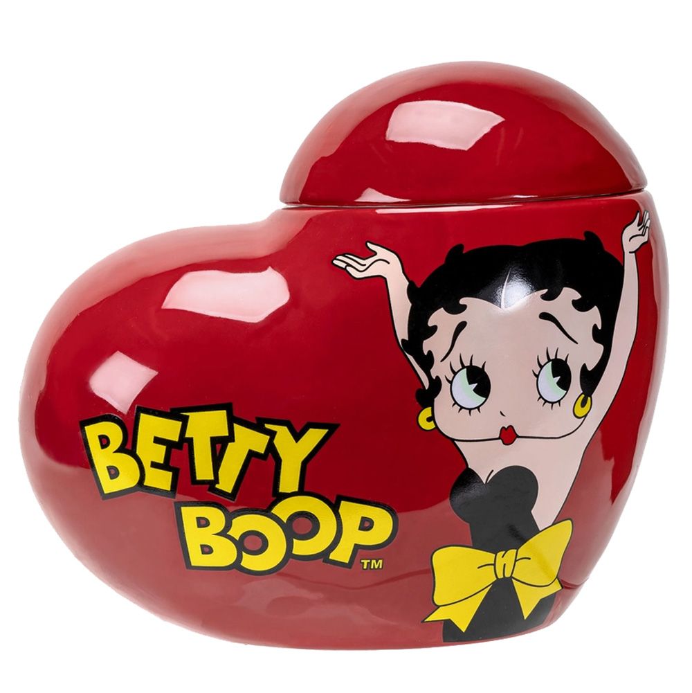 Betty Boop Heart Shaped Cookie Jar