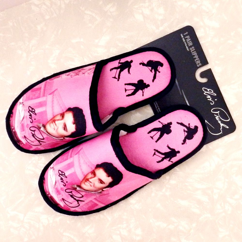 Elvis Presley Pink Cadillac Slippers