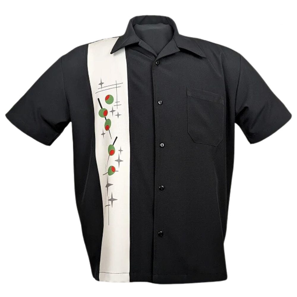 Steady Clothing Olive Pick Button Up Shirt - Black