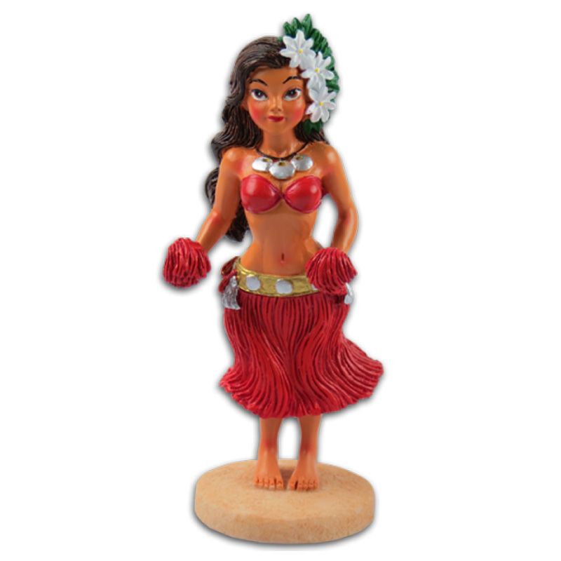 4" Hawaiian Dashboard Hula Girl - Napua Tiare