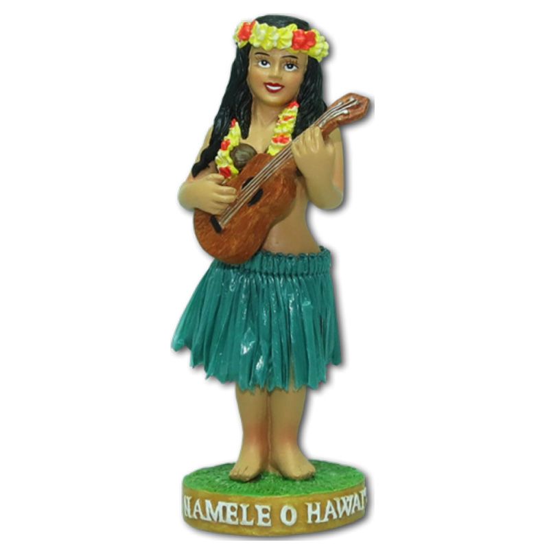 4.5" Hawaiian Dashboard Hula Girl - Namele
