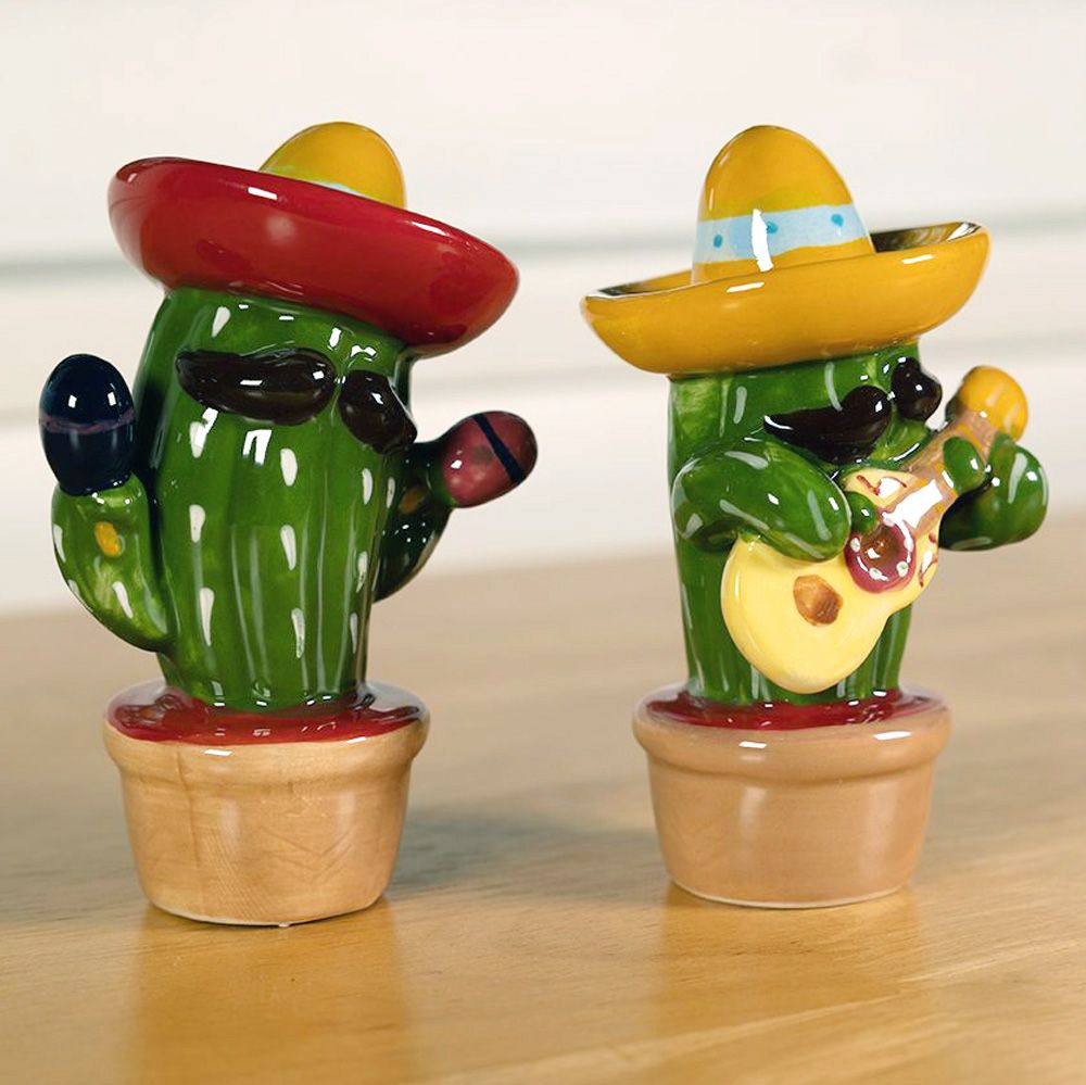 Cactus Salt and Pepper Shakers - Fiesta Time