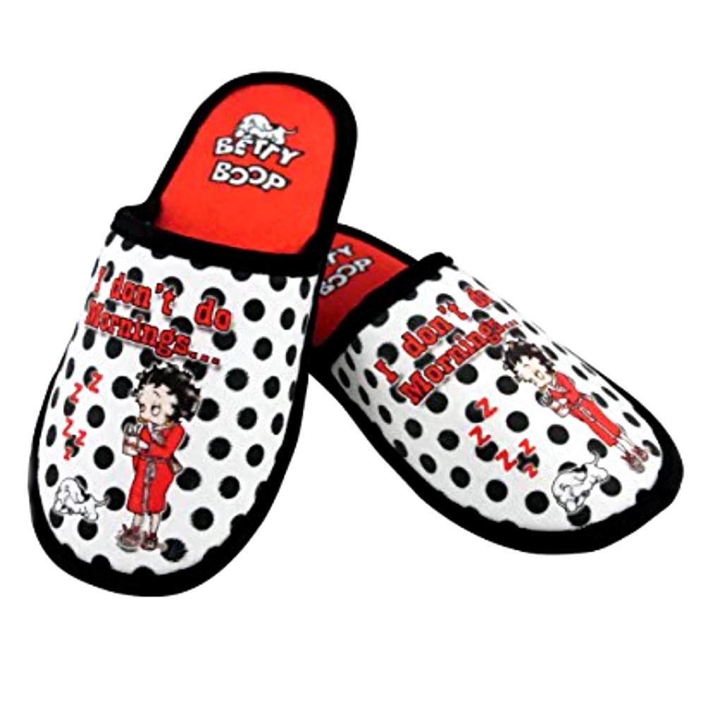 Betty Boop Slippers - I Don't Do Mornings