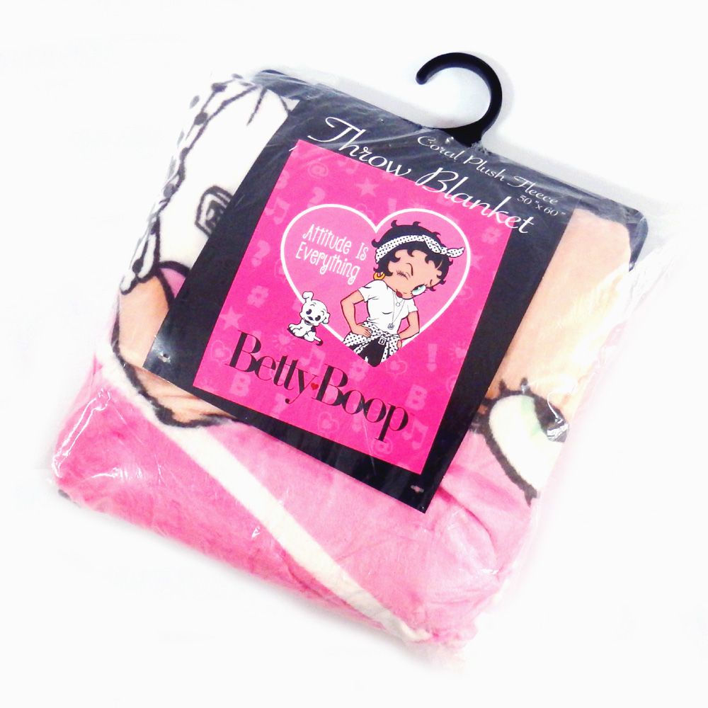 Betty Boop Fleece Throw Blanket -